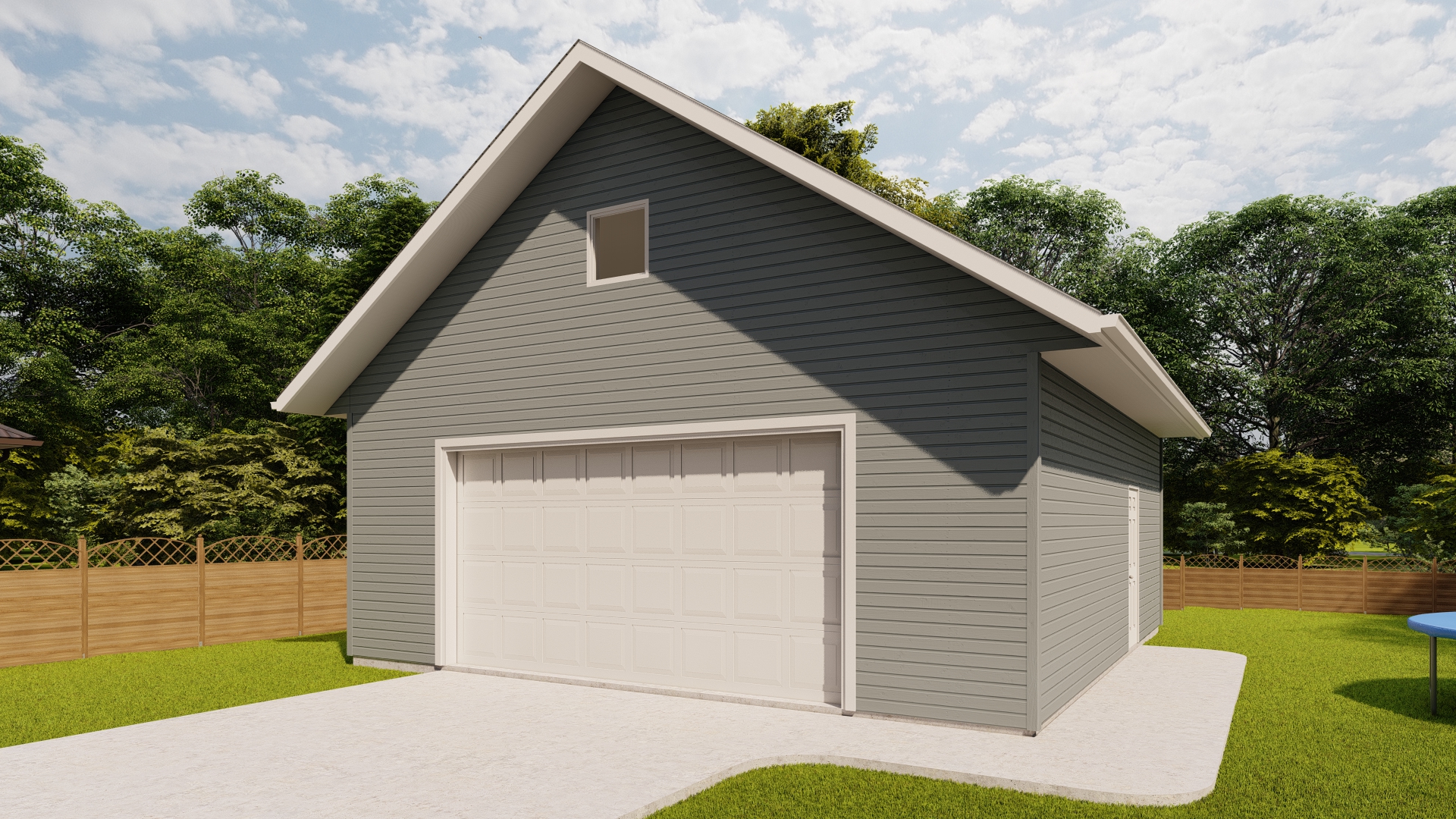 garage package with loft